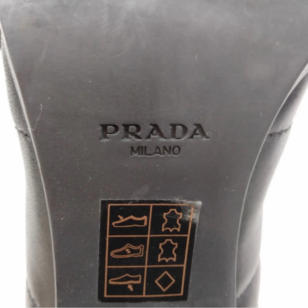 Prada Leather Ankle Boots - Picture 6 of 8